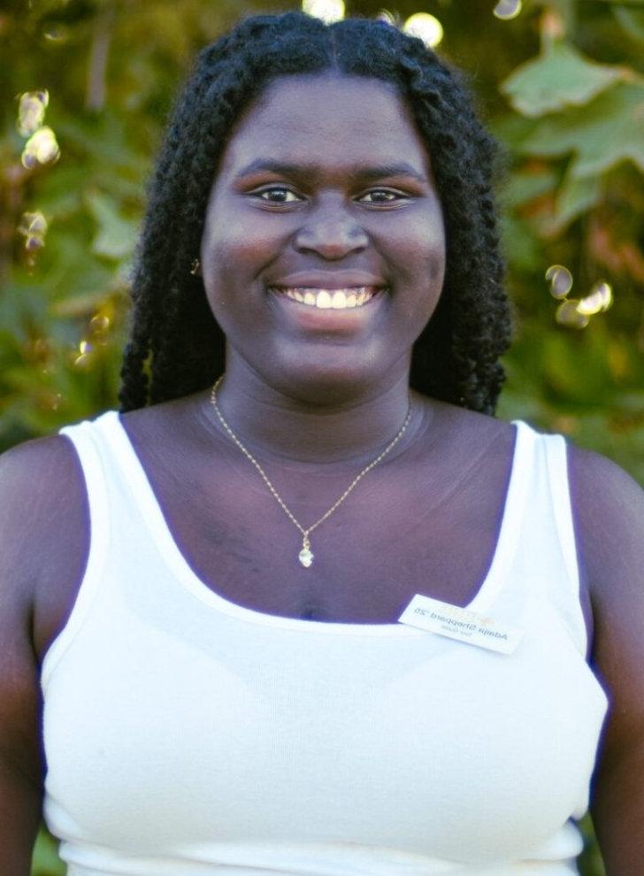 Pitzer organizational studies student Adaja Sheppard